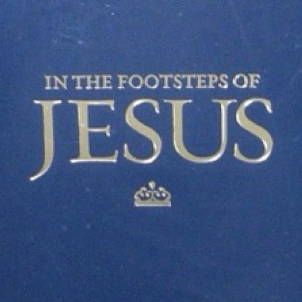 In the Footsteps of Jesus National Geographic Book Leather Cover‎ New Sealed